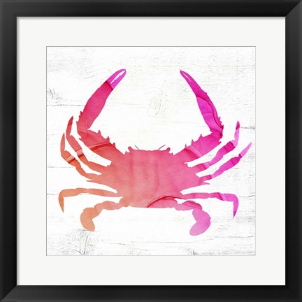 Framed Crab Print