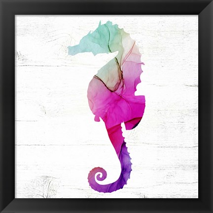 Framed Seahorse Print