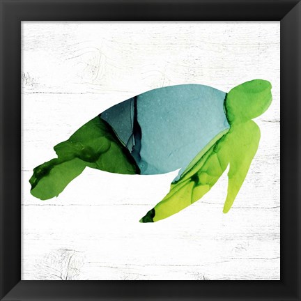 Framed Sea Turtle Print