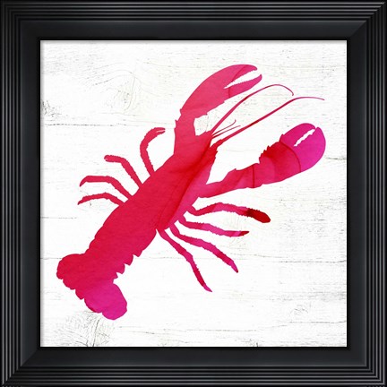 Framed Lobster Print