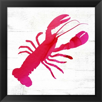 Framed Lobster Print