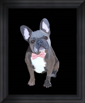 Framed Gingham Bow Print