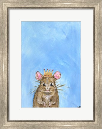 Framed King Mouse Print