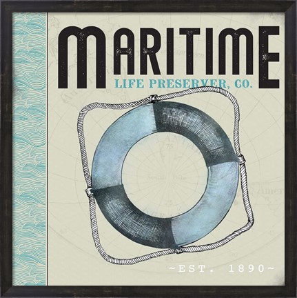 Framed Maritime Print