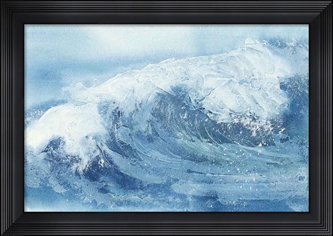 Framed Waves IV Print