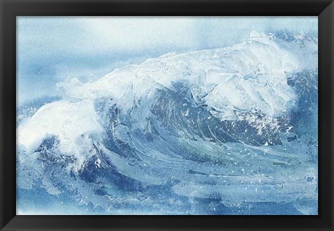 Framed Waves IV Print