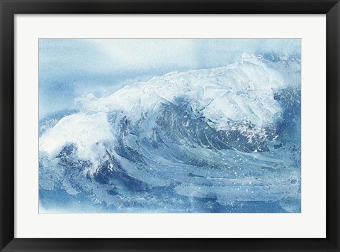 Framed Waves IV Print