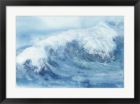 Framed Waves IV Print