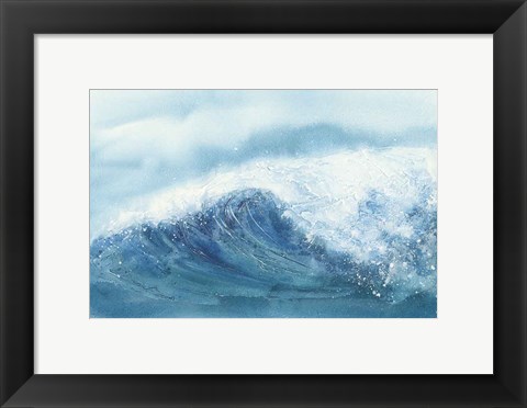 Framed Waves III Print