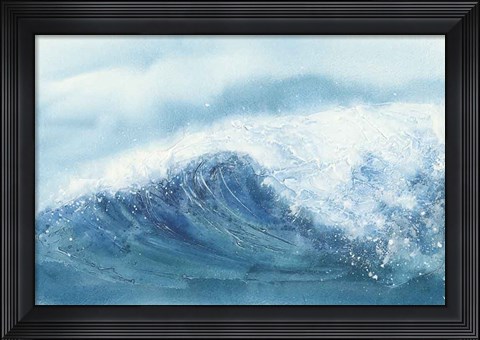Framed Waves III Print