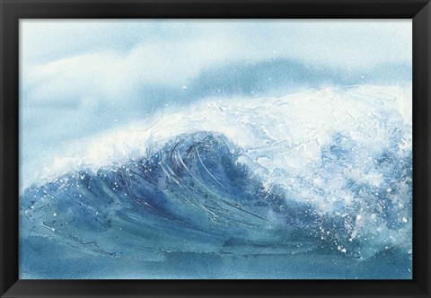 Framed Waves III Print