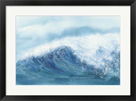 Framed Waves III Print