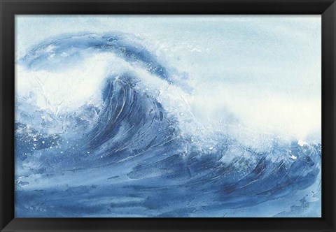 Framed Waves II Print