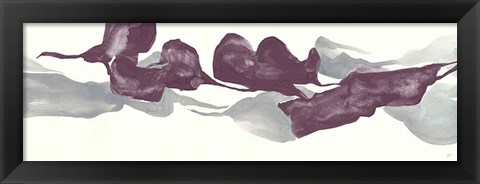 Framed Plum and Gray IV Print