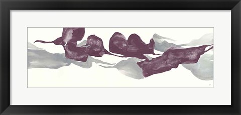 Framed Plum and Gray IV Print