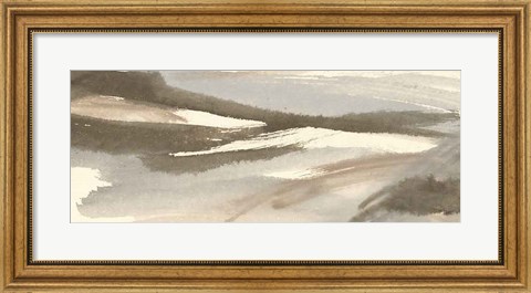 Framed Sand and Stone Print