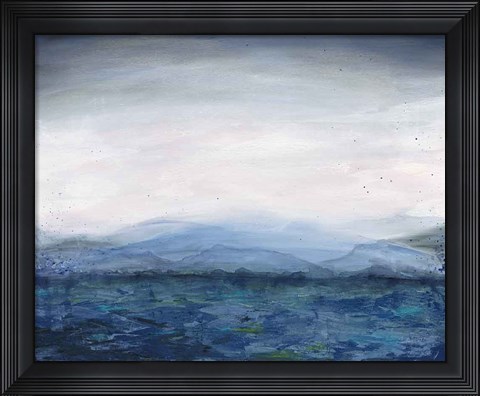 Framed Mountain Lake Print