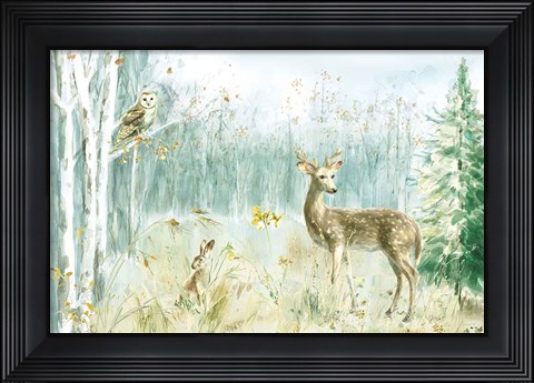 Framed Meadows Edge I Print