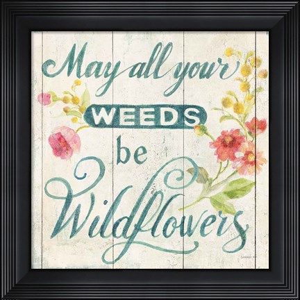 Framed Full Bloom XII Floral Print