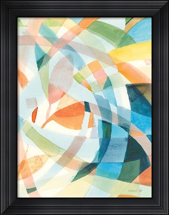 Framed Colorful Abstract II Print