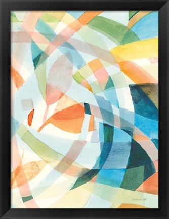 Framed Colorful Abstract II Print