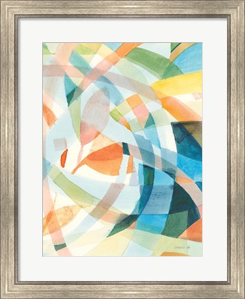 Framed Colorful Abstract II Print