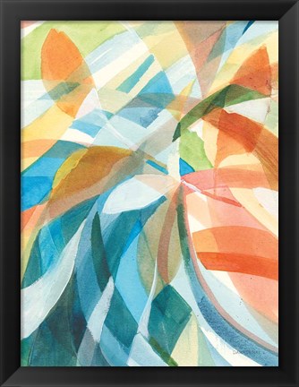 Framed Colorful Abstract I Print