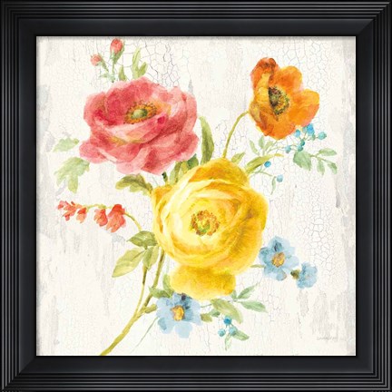 Framed Full Bloom V Print