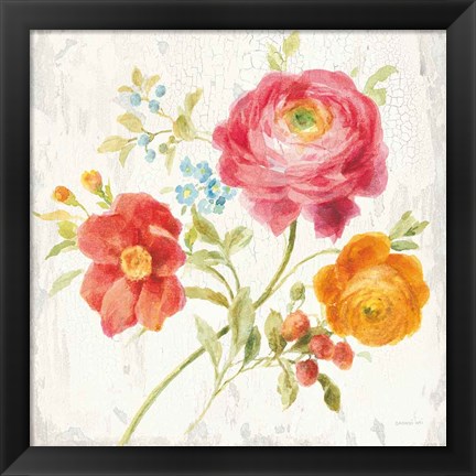 Framed Full Bloom III Print