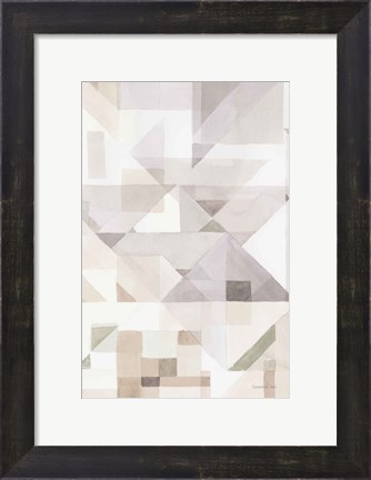 Framed Try Angles III Neutral Sage Print