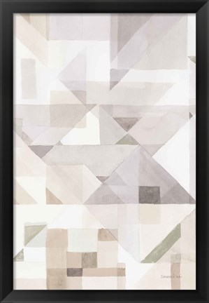 Framed Try Angles III Neutral Sage Print