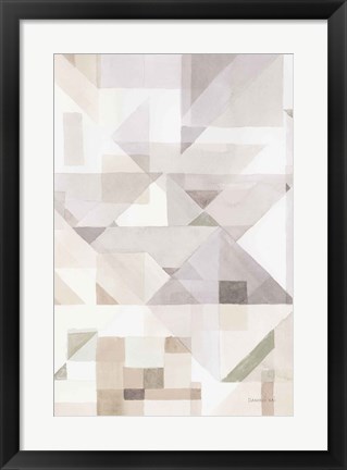 Framed Try Angles III Neutral Sage Print