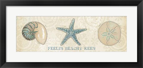 Framed Beach Treasures VII Print