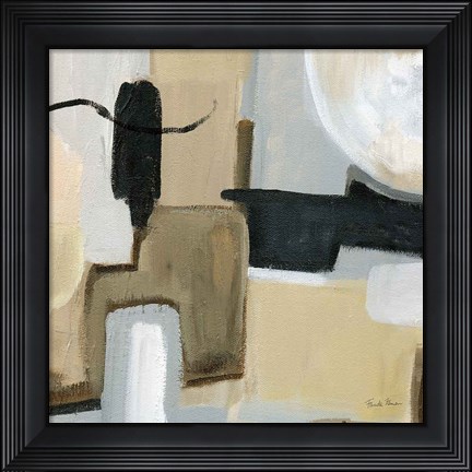 Framed Earthy Abstract I Print