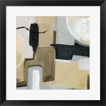 Framed Earthy Abstract I Print