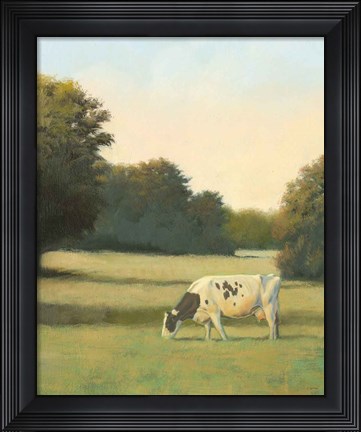 Framed Morning Meadows I Print