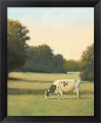 Framed Morning Meadows I Print