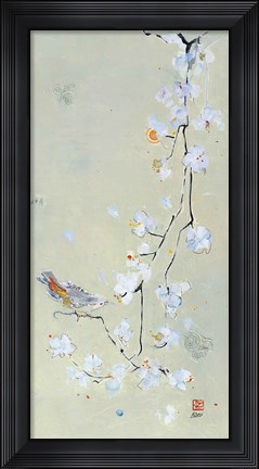 Framed Bird Family II Print