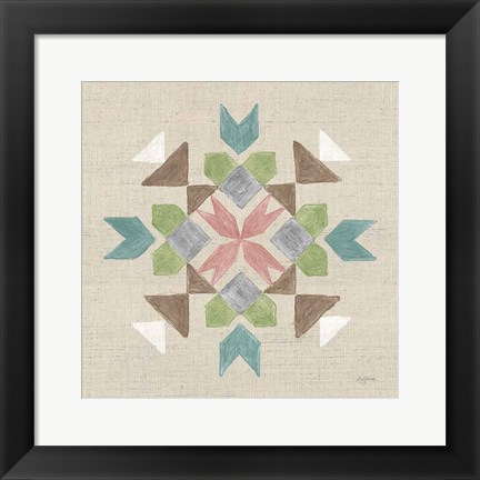 Framed Cotton Bouquet VII Print