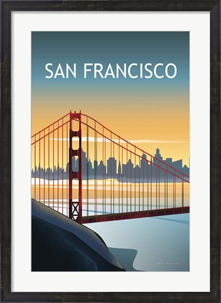 Framed San Francisco II Print