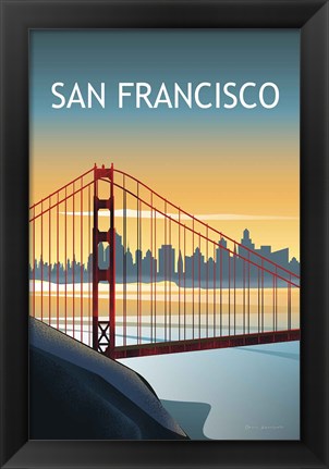 Framed San Francisco II Print