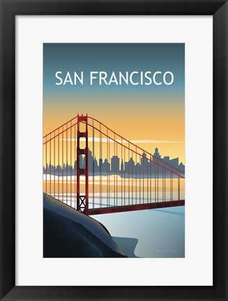 Framed San Francisco II Print