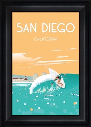 Framed San Diego Print