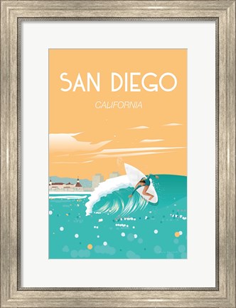 Framed San Diego Print