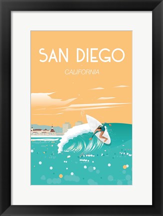 Framed San Diego Print