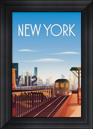 Framed New York City Print