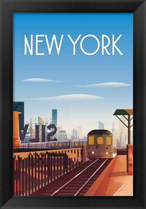 Framed New York City Print