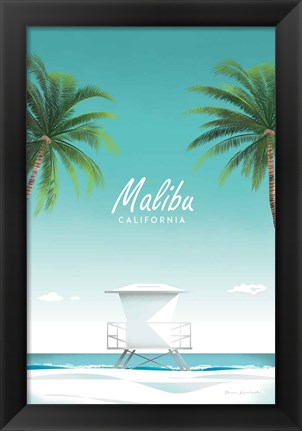 Framed Malibu Print