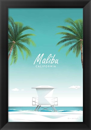 Framed Malibu Print