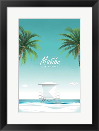 Framed Malibu Print